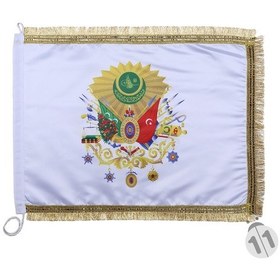 Resim Osmanlı Arma Sancağı Osmanlı Sancağı Beyaz 70 x 105 CM 