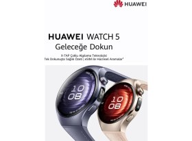 Resim Huawei Watch 5 46MM Titanyum Kasa Metalik Mor Akıllı Saat + Huawei Kulaklık Hediye 