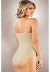 Resim Lüx Çıtçıtlı Body Korse Ten 