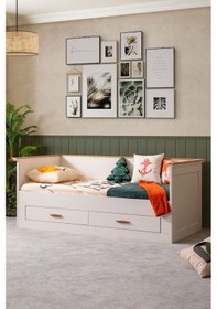 Resim Çekmeceli Karyola, Roma Yavrulu Yatak 