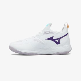 Resim MIZUNO Wave Dimension Kadın Beyaz Voleybol Ayakkabısı 
