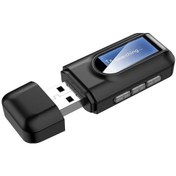 Resim Ankatek Sones T11 2'si 1 Arada Usb Bluetooth 5.0 Verici Ve Alıcı Ses Adaptörü, Lcd Ekranlı Siyah Rm 