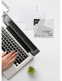 Resim Gen-Of Pencereli CD Zarfı Beyaz 80 gr 1000 li Tutkallı 