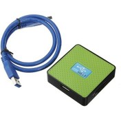 Resim 5 Gbps Yüksek Hızlı Usb 3.0 Hepsi Bir Arada Sd Tf Cf Xd M2 Ms Flash Bellek Kartı Okuyucu Yeşil - Yeşil 