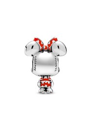 Resim Pandora Disney, Puantiye Fiyonklu ve Elbiseli Minnie Charm 