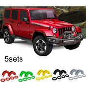 Resim Sones 5 Adet Off-road Römork Modifiye U-kanca Kelepçe Kılıfı Rastgele Renk Teslimatı 