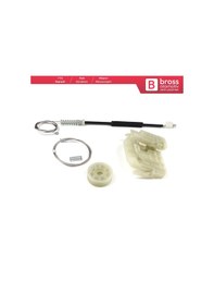 Resim BMW F10 F11 2010-2016 İçin Arka Sol Kapı Cam Kriko Seti 7182121 