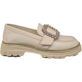 Resim Ventes Kemer Taşlı Kadın Loafer Ayakkabı 989515-5z Ten 