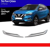 Resim Nissan Qashqai Sis Farı Çerçevesi Kromu Nikelajı 2017 Sonrası 