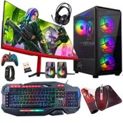 Resim Turbox Tx5134 Intel Core i5 8400 16GB Ram 512GB SSD 4GB RX550 GDDR5 23.6 100Hz Curved Oyun Hazır Sistem 