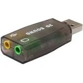 Resim Daisy Home 4504 5+1 Harici USB Ses Kartı 3.5mm Kulaklık Mikrofon Çevirici Dönüştürücü 