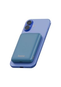 Resim Energea X Bazic Gopower Snap 5k 3in1 5.000 Mah 20w Pd Kablolu Ve 15w Kablosuz Hızlı Şarj Magsafe Powerbank - Mavi Mavi 