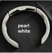 Resim Fochsia Beyaz 3lü Set Fit Napa Pu Deri Direksiyon Kılıfı Kaymaz Ter Emici 4 Mevsim Ergonomik Beyaz 3'lü Set 