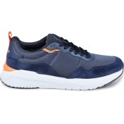 Resim Jump 28040 Lacivert - Turuncu Erkek Sneaker Günlük Spor Ayakkabı 