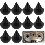 Resim Sunshine011 10 Adet Siyah Sentetik Kauçuk Çadır Karavan Kapak Ayırıcı - Kaymaz, Isıya Dayanıklı 