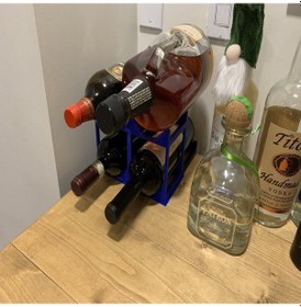 Resim Opencart Şarap Şişesi Rafını İstiflemek Sadece Plastik Aparattır 