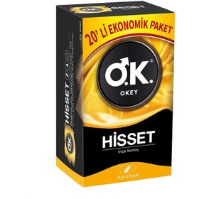 Resim Okey Hisset Ekonomik Prezervatif 20 Adet 