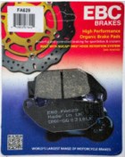 Resim EBC Fa629 2017-2024 Suzuki GSX-R 125 Uyumlu Arka Fren Balatası Organik Balata 