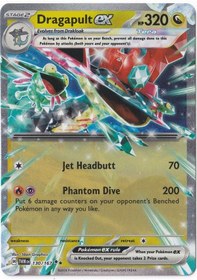 Resim Dragapult Ex 130 - Pokemon Twilight Masquerade - Pokemon Kartı Mint 