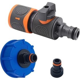 Resim Cloudstore 1 Set Karavan Su Bağlantı Aksesuarı Hızlı Bağlantı Adaptörlü Rv Su Pompası Tank Dolum Konnektörü 