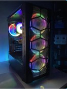 Resim RYZEN GAMİNG OYUNCU PC BİLGİSAYAR KASASI MASAÜSTÜ SET RYZEN 5 RX580 RGB 