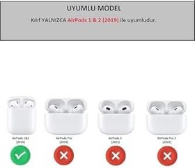 Resim PSR aksesuar (5910) BobaCow/Cartoon Figürlü Silikon Kulaklık Kılıfı Airpods 1. Nesil / 2. Nesil ile uyumlu 