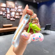 Resim Baijiafu2 Yeni Çizgi Film Animasyon Stitch Serisi Yumuşak Kauçuk Anahtarlık Bebek Çantası Kolye Anahtarlık Küçük Hediye (Yurt Dışından) 