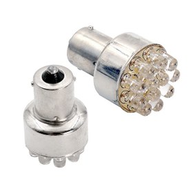 Resim Mega Oto Market 93 Tip 12 Ledli 12V Park Led İç Aydınlatma Park Ampul Mavi - 2 Adet 