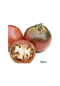 Resim Zigan Alacalı Etli Armut Domates Tohumu 15 Tohum 