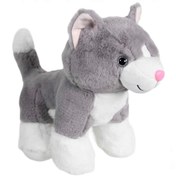 Resim Nessiworld Kedi Peluş Gri 36 cm 