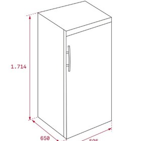 Resim Teka RSF 43250 SS 7 Çekmeceli Solo Dondurucu 