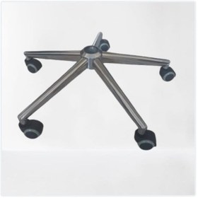 Resim Sandofis Konik Krom Ayak+gri Sessiz Teker 