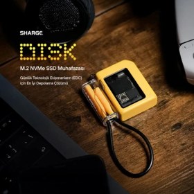 Resim Sharge SSD Disk Kutusu - Sarı 