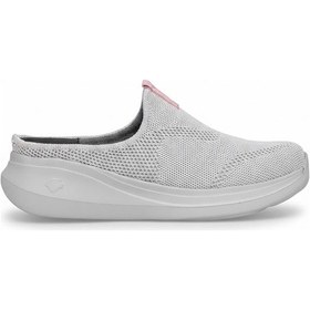 Resim King Paolo K5221 Alabanda Kadın Memory Foam Sabo Terlik Gri Gri 