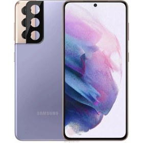Resim Gpack Samsung Galaxy S21 Plus 5g Kamera Lens Koruyucu Cam Siyah 