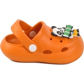Resim Turuncu Unisex Çocuk Sabo Terlik Yumurcak B Turuncu 