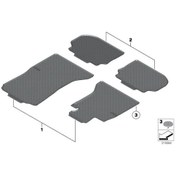 Resim Bmw Paspas Takım Havuz Siyah F22 F23 F45 F46 F40 51472210208. 