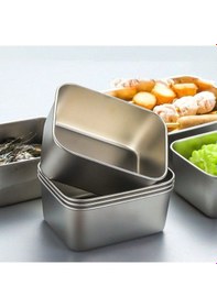 Resim Büro Ev Ofis Mutfağı İçin 5x10,5x13.5cm Tekli Paslanmaz Çelik Saklama Kabı Diğer 