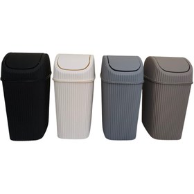 Resim Leony Tezgah Üstü Ofis Mutfak Masa Üstü Mini Çöp Kovası 2,5 LT 