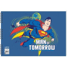 Resim Superman 25*35 15 Yp. Spiralli Resim Defteri 
