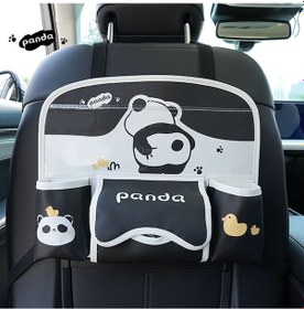 Resim Joyjadehub Karikatür Sevimli Panda Araba Çöp Kutusu Çok İşlevli Diğer 