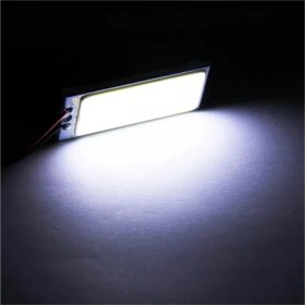 Resim Gürler Oto Aksesuar Oto Tavan Lamba Cob Ledli Power Metal 3.2x1.6cm Beyaz 