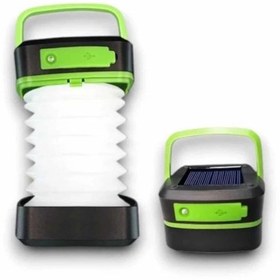 Resim Kamp Feneri Lambası Solar Güneş Enerji Portatif Işıldak Şarjlı 