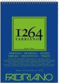 Resim Fabriano 1264 Drawing Paper Çizim Defteri Üstten Spiralli 180g A4 