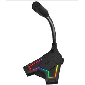 Resim Rampage SN-RMX2 Chatty USB Rgb Gaming Masa Üstü Mikrofon 