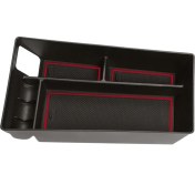 Resim Explosion1 Ford Mustang Mach-E 2021-2022 Için Orta Konsol Organizatör Tepsisi, Para Tutucu, Kırmızı (Yurt Dışından) 