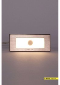 Resim ACK Sensörlü LED Merdiven-Duvar Armatürü Dikdörtgen 3000K Gün Işı Diğer 