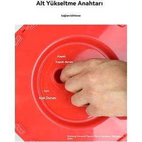 Resim Pazly Dış Mekan Teleskopik Katlanır Taşınabilir Tabure Mavi Mavi 