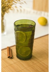 Resim Allegra Koyu Yeşil 6 Lı Bardak Seti 750 Ml Akrilik Malzeme - Cam Değildir Kırılmaya Dayanıklı Diğer 