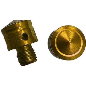 Resim Universal 10 Mm Gold Vida Tapası - Ayna Delik Tıkacı - Ayna Vidası Siyah 